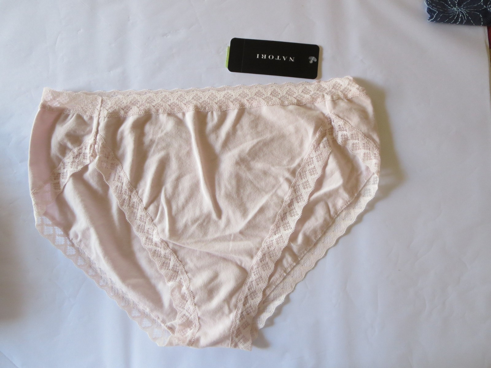 NATORI BLISS COTTON FRENCH CUT PANTY #152058, XL, PINK SKY, NWT $22
