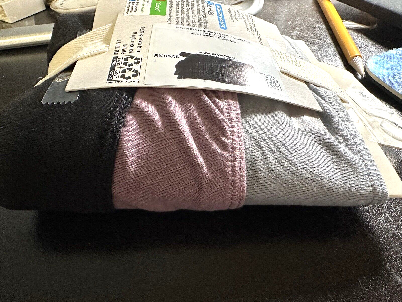 HANES Ladies 2XL Recycled Microfiber High Rise Briefs Full Coverage Tagless Set