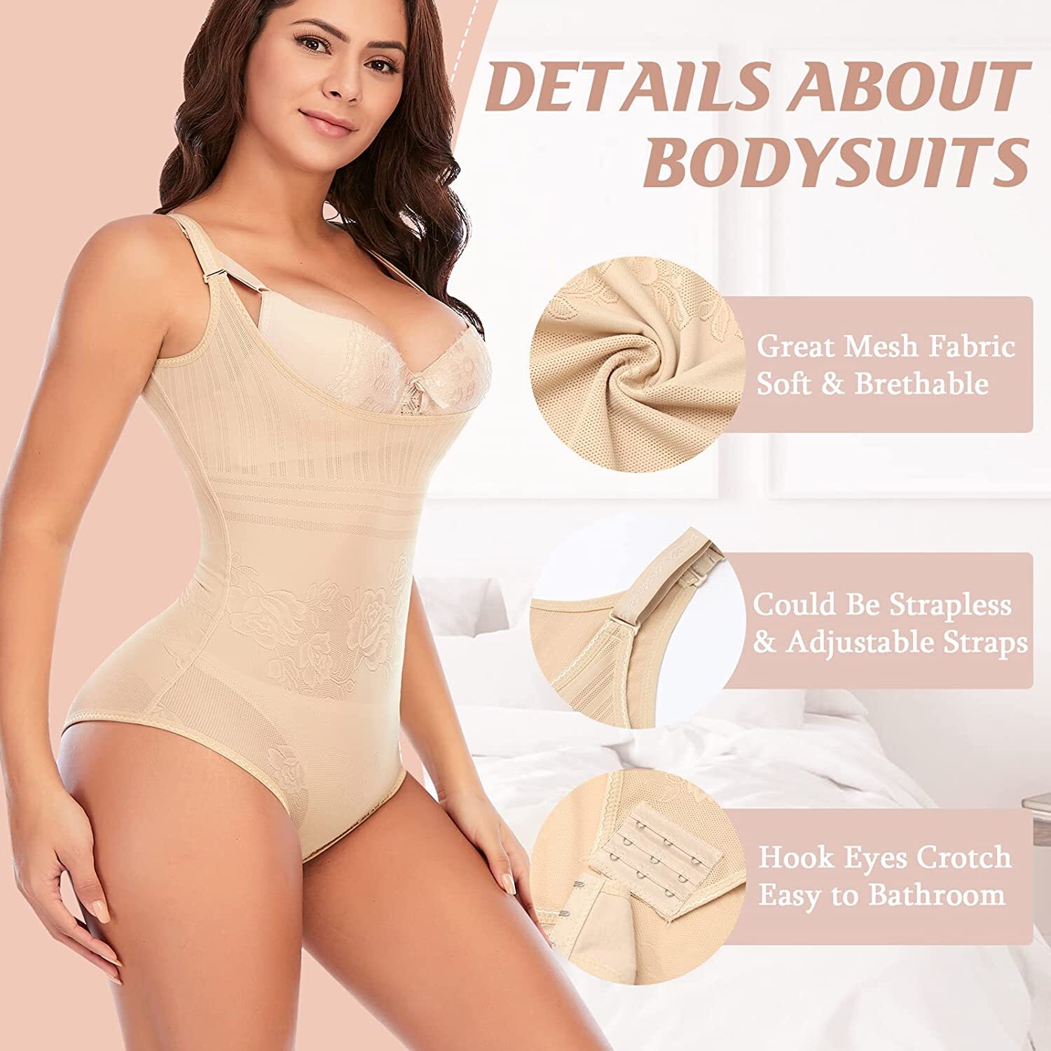 Women Full Body Waist Trainer Shaper Underbust Corset Cincher Shapewear-Bodysuit