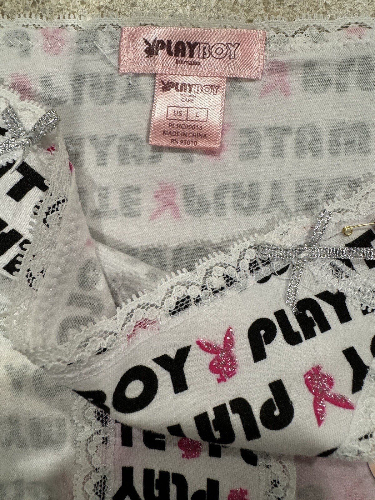 Playboy Playmate Women /Girls Panties!🥵💯🔥Lace Hipster!!😊😊💕