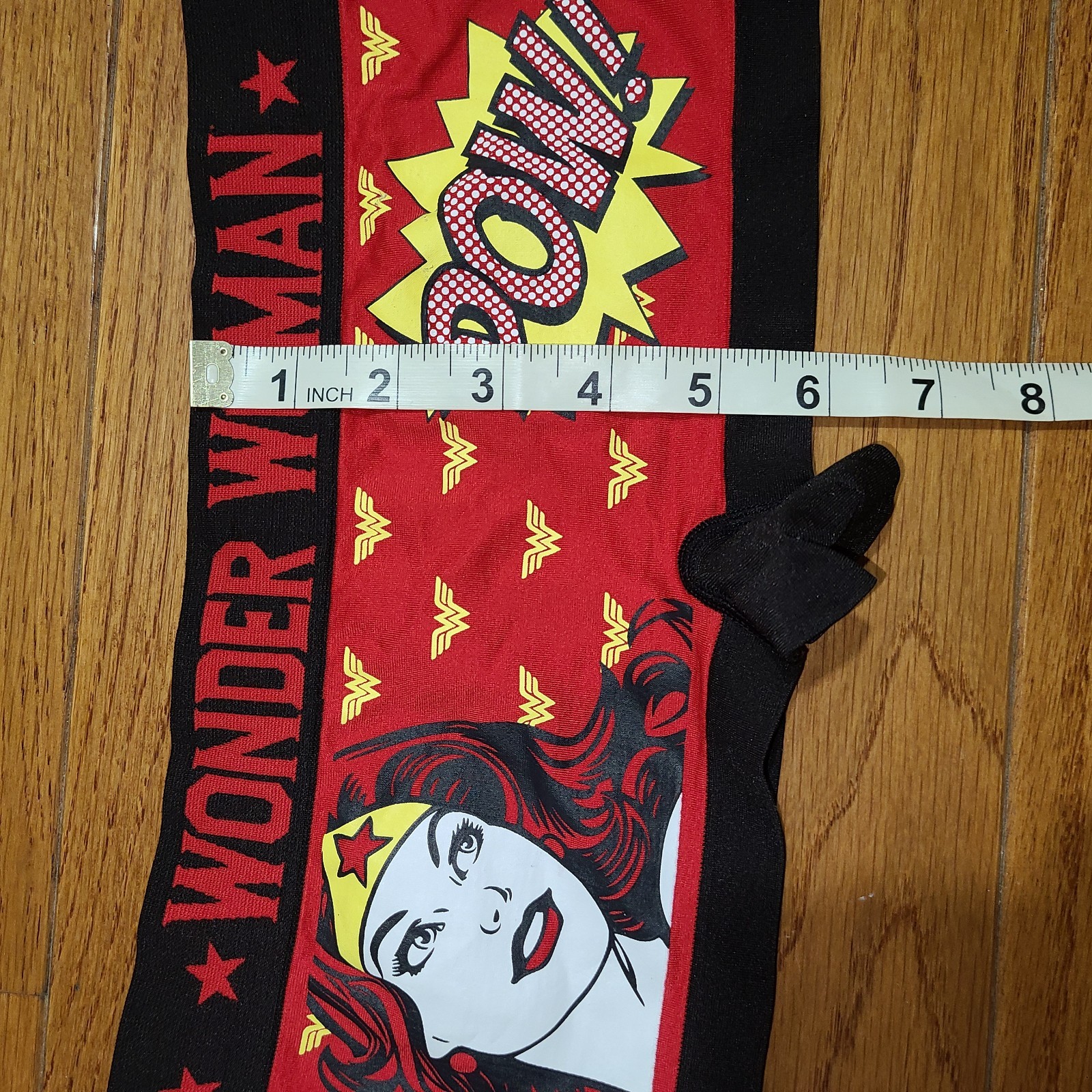 DC COMICS WONDER WOMAN SUPER HERO RED BOYSHORT SEAMLESS PANTY M (6)