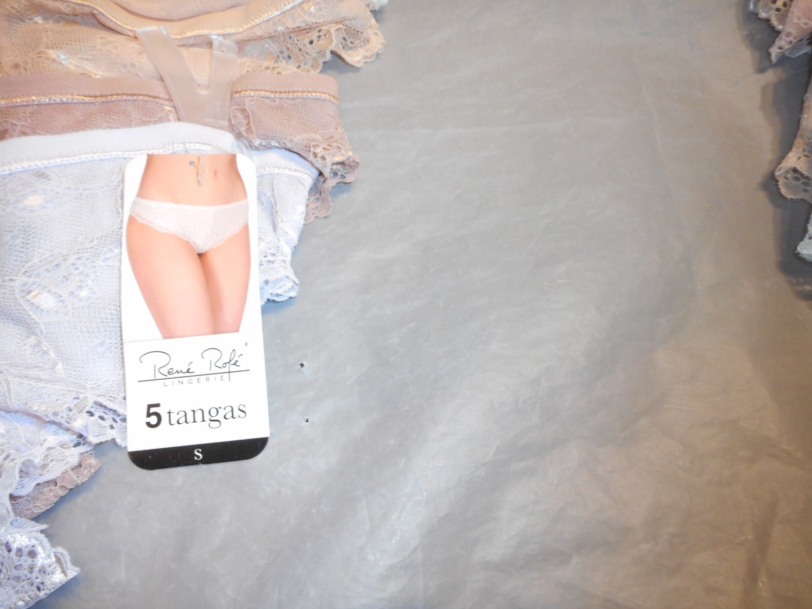 5 Pack Rene Rofe Lingerie Tangas Multicolor Size SMALL & lARGE