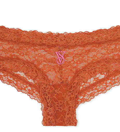 S M L XL XXL Fall Rust ALL FLORAL LACE THE LACIE Victorias Secret CHEEKY Pantie