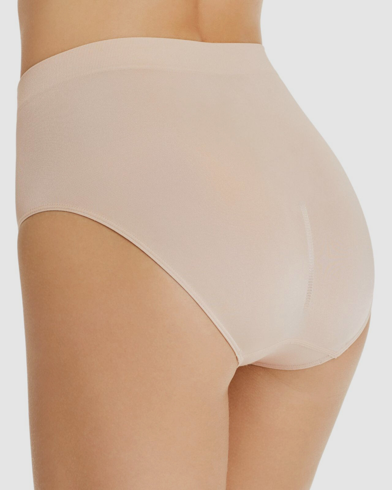 $15 Wacoal Women’s Beige Solid High Waist Smooth Seamless Brief Panty Size S/5