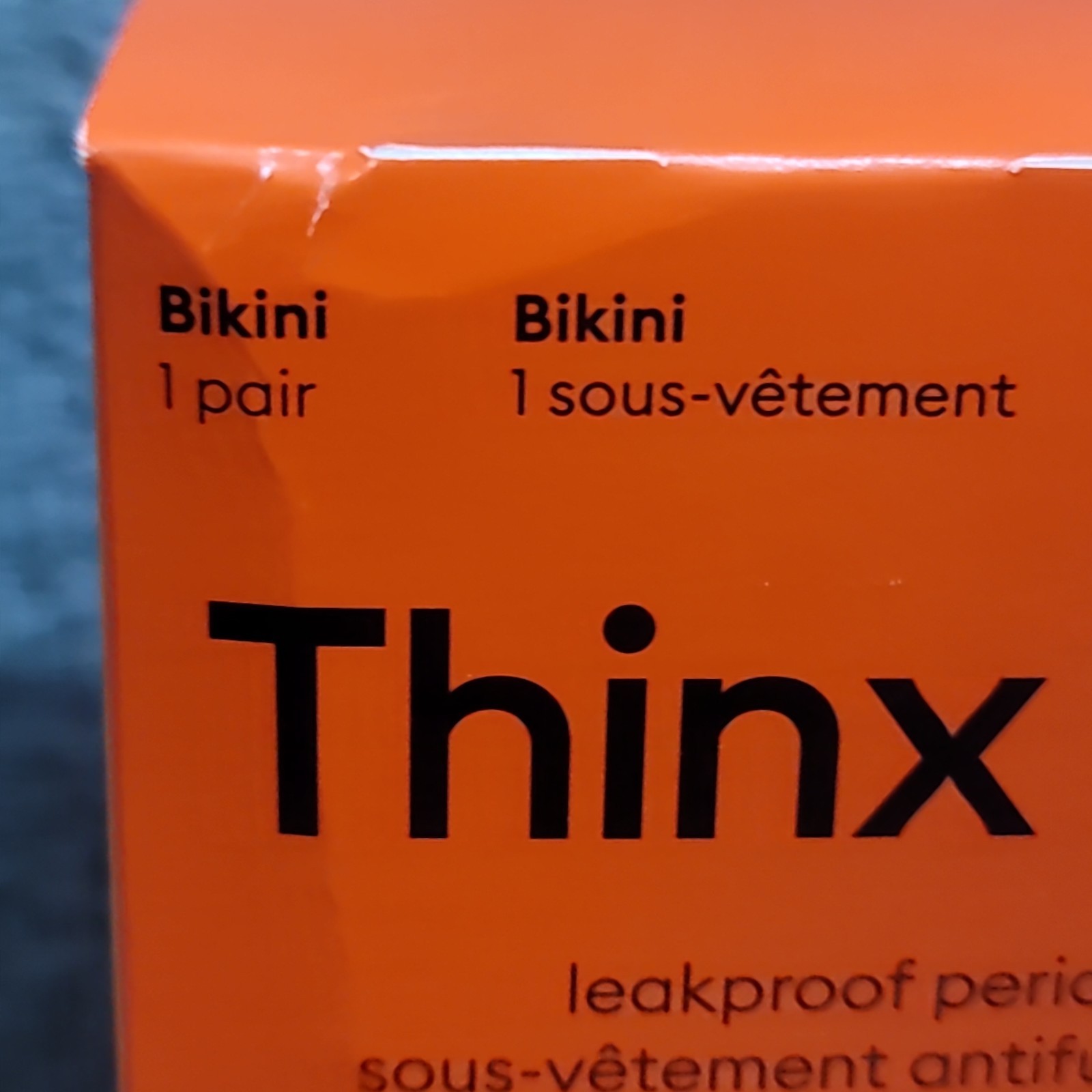 Thinx Teens 9/10 Small/Petite Bikini Leakproof Women’s Period Underwear Black 2