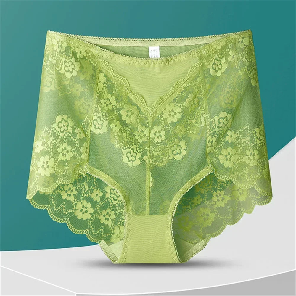 High Waist Lace Brief Panties Tummy Control Butt Lifter Women’s Underwears
