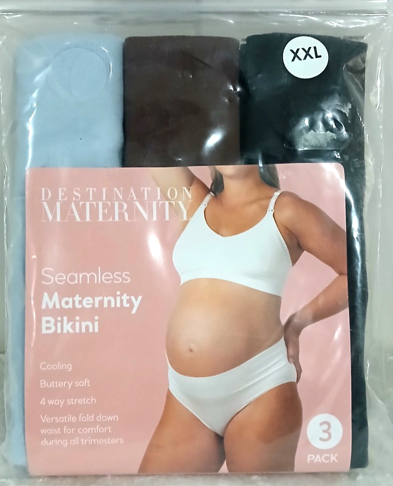 Destination Maternity Seamless Bikini Womens Size XXL Cooling Buttery Soft