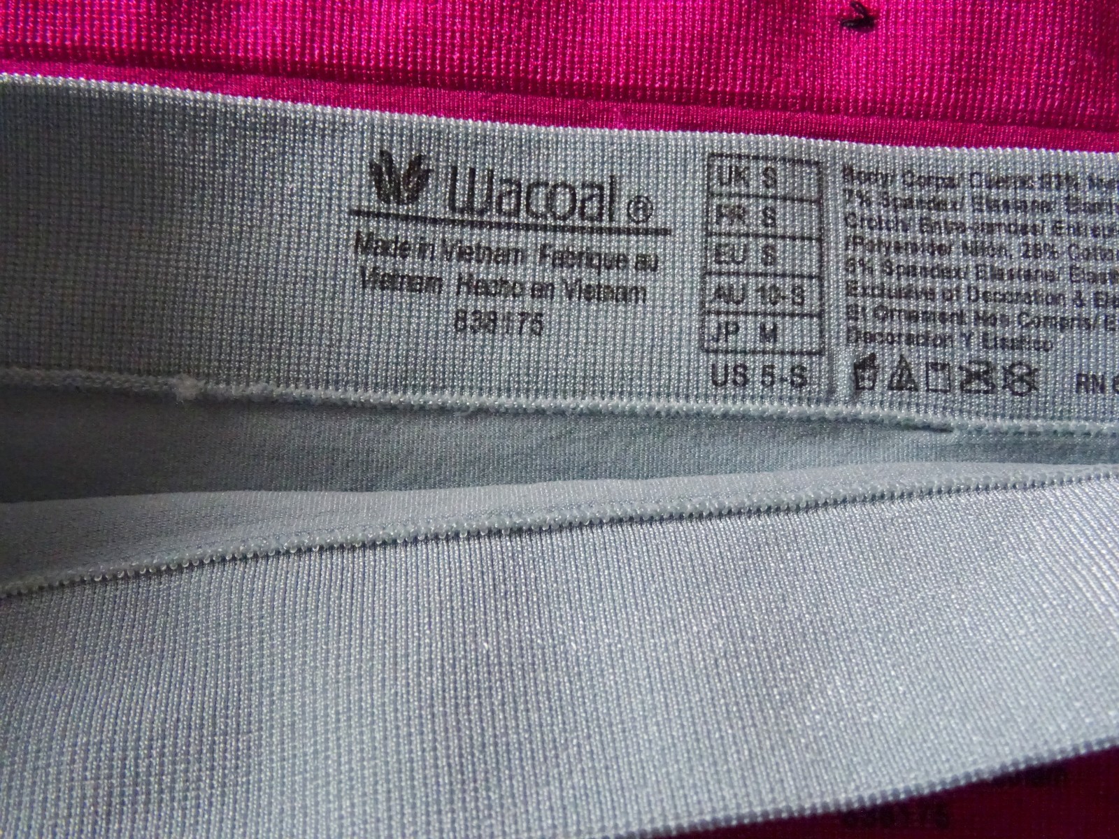 Wacoal 838175# B-Smooth Full Brief 3-Pack Panties US Size S