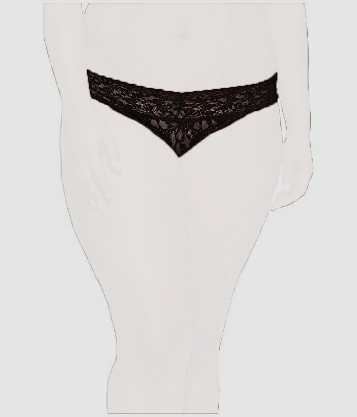$89 Hanky Panky Lingerie Womens Plus Size Black ‘Vikini’ Bikini Panties Size 2X