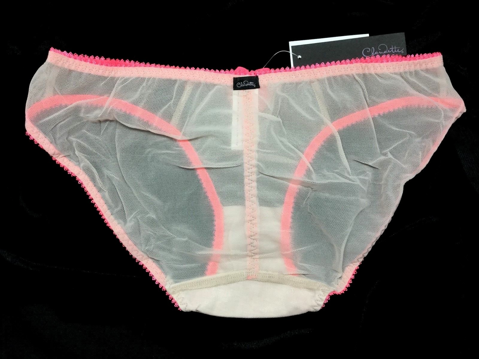 Love Claudette Dessous Mesh Blondie Pink Bikini Panty Women’s Lingerie Intimates