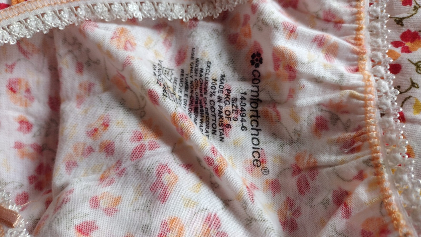 COMFORT CHOICE 2 Womens Plus Size 9 – 2XL Full Cut Brief Panty 100% Cotton NWOT