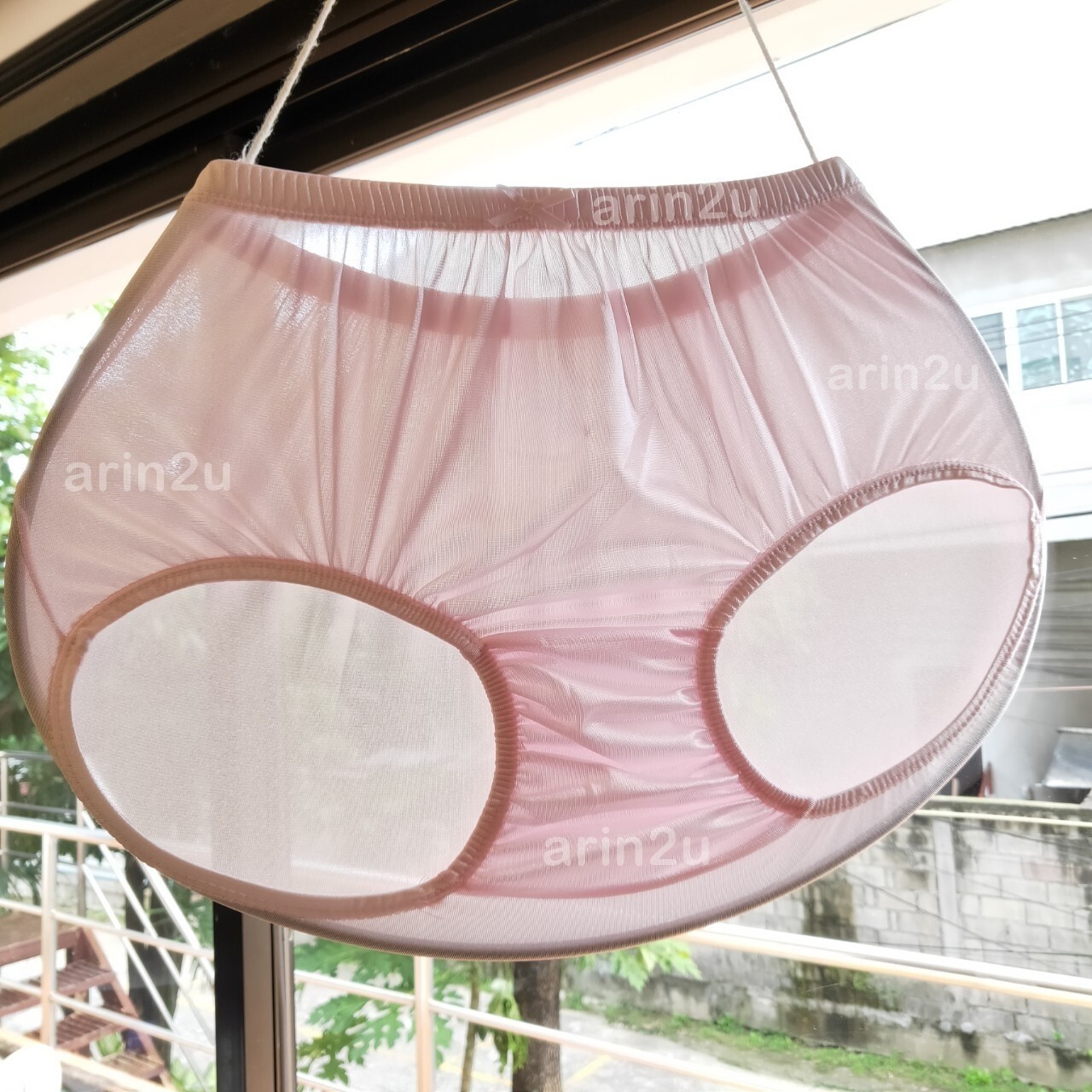 x6 Soft Nylon High Waist Panties Briefs Size S Lingerie Underwear Vintage Sheer