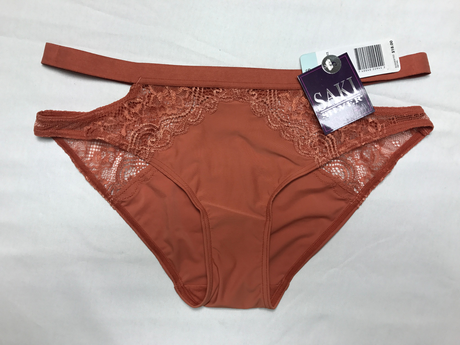 SAKI SILVER BY DIANA M. BARA BIKINI PANTY CHOOSE COLOR & SIZE S M LXL MSRP $18