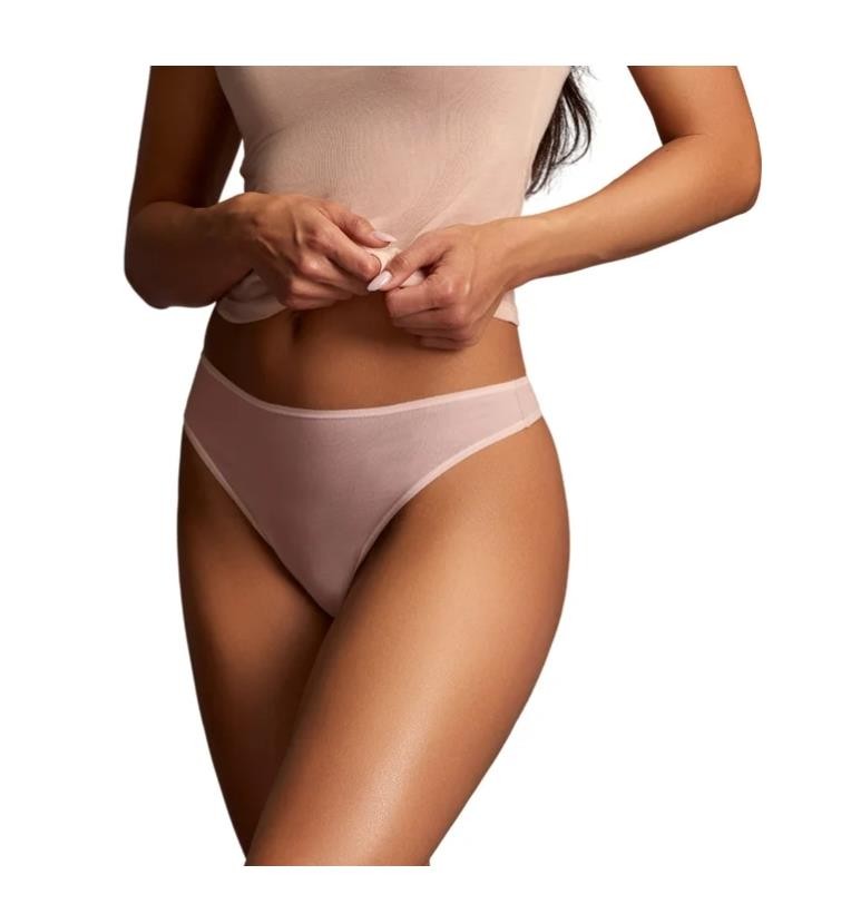 Frank and Oak Womens Panties Thong 8-Pack Black Beige Gray Silver Pink White