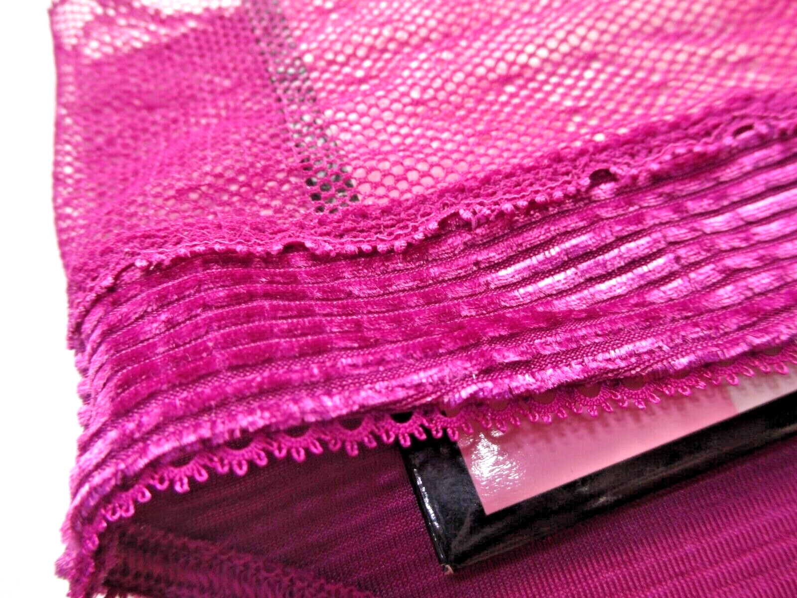 VICTORIA’S SECRET Velvet Hiphugger Panty VS Raspberry Cooler Pink S M L XL