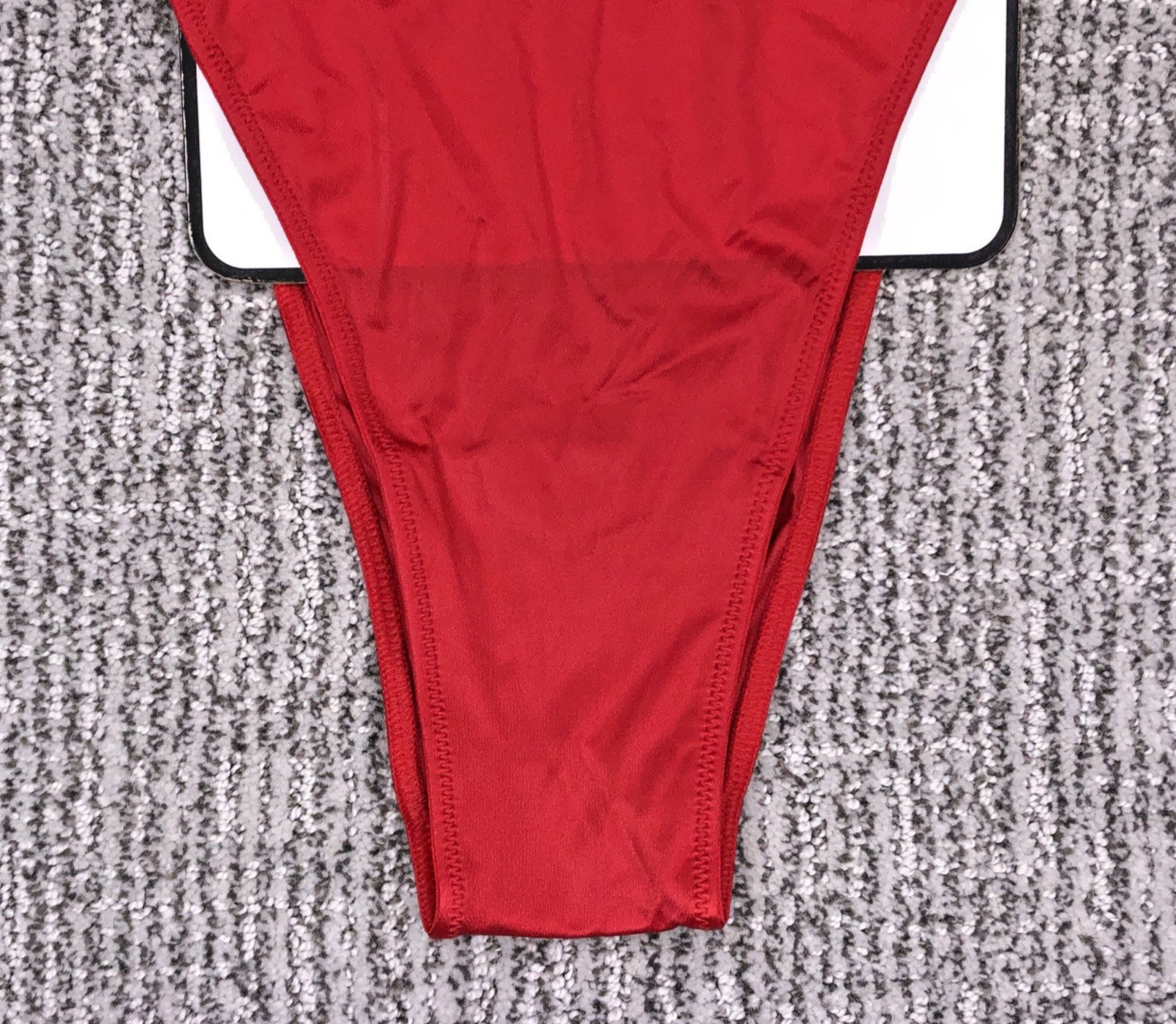 Victoria’s Secret Very Sexy NWT XL Red Spellout Shine Strap Brazilian Panty