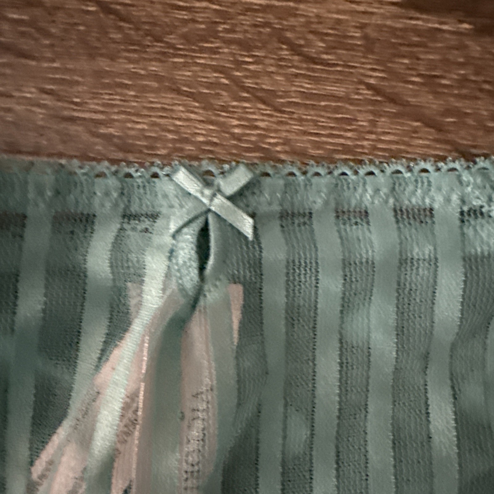 Victoria’s Secret Xl Teal Blue Sheer Mesh Cheeky Panties