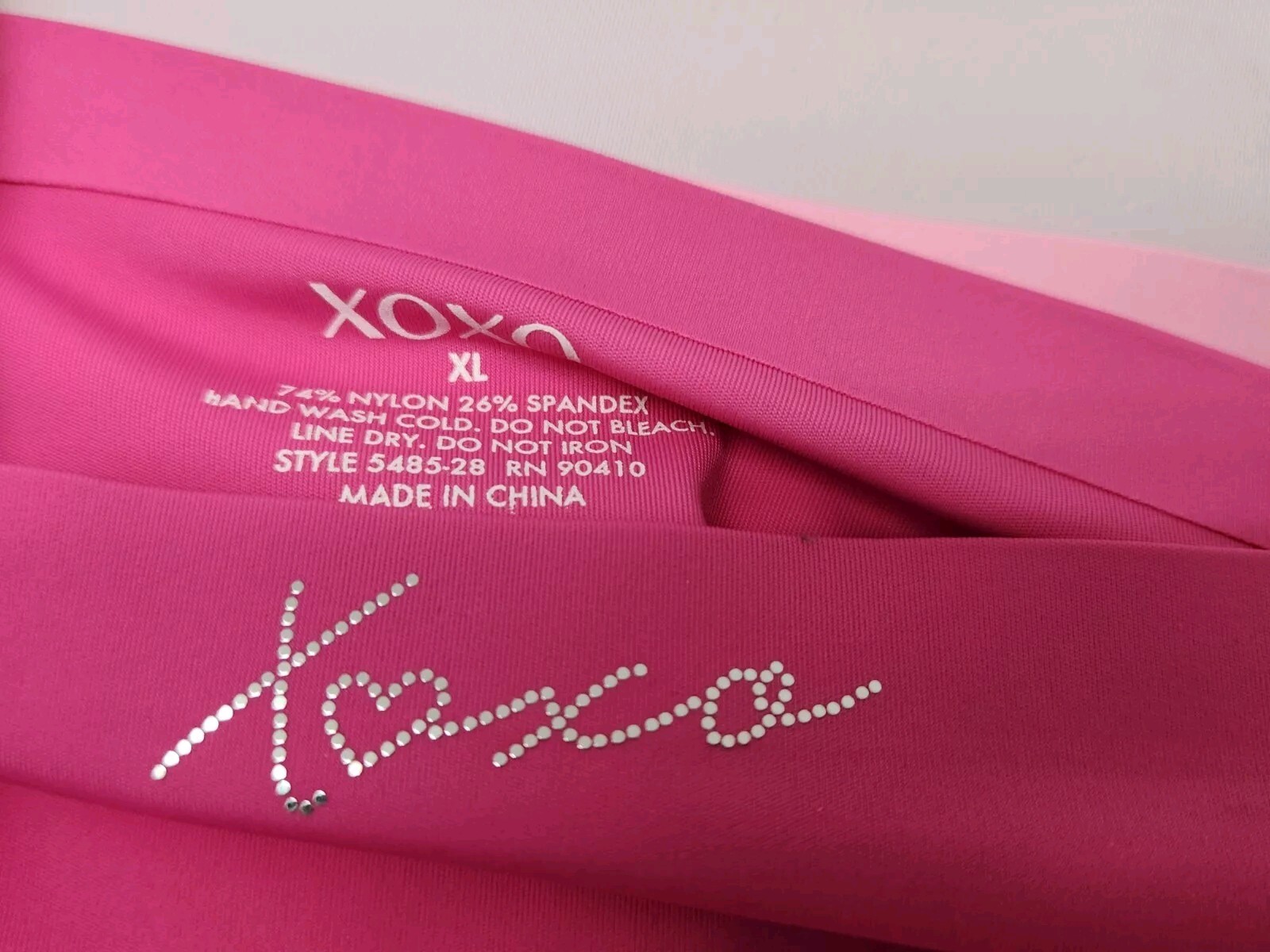 XOXO Women’s XLarge 5-Pack No Lines Thong Panties Black Pink Lavender Beige