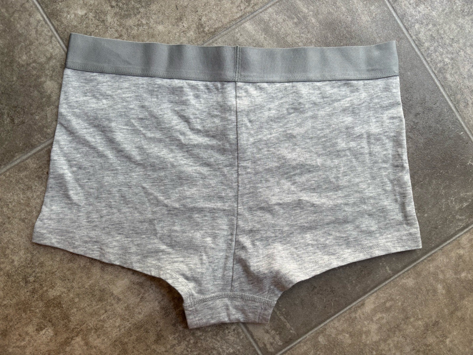 Aerie Heather Shortie High Waisted Comfortable Grey Undies Lounge M