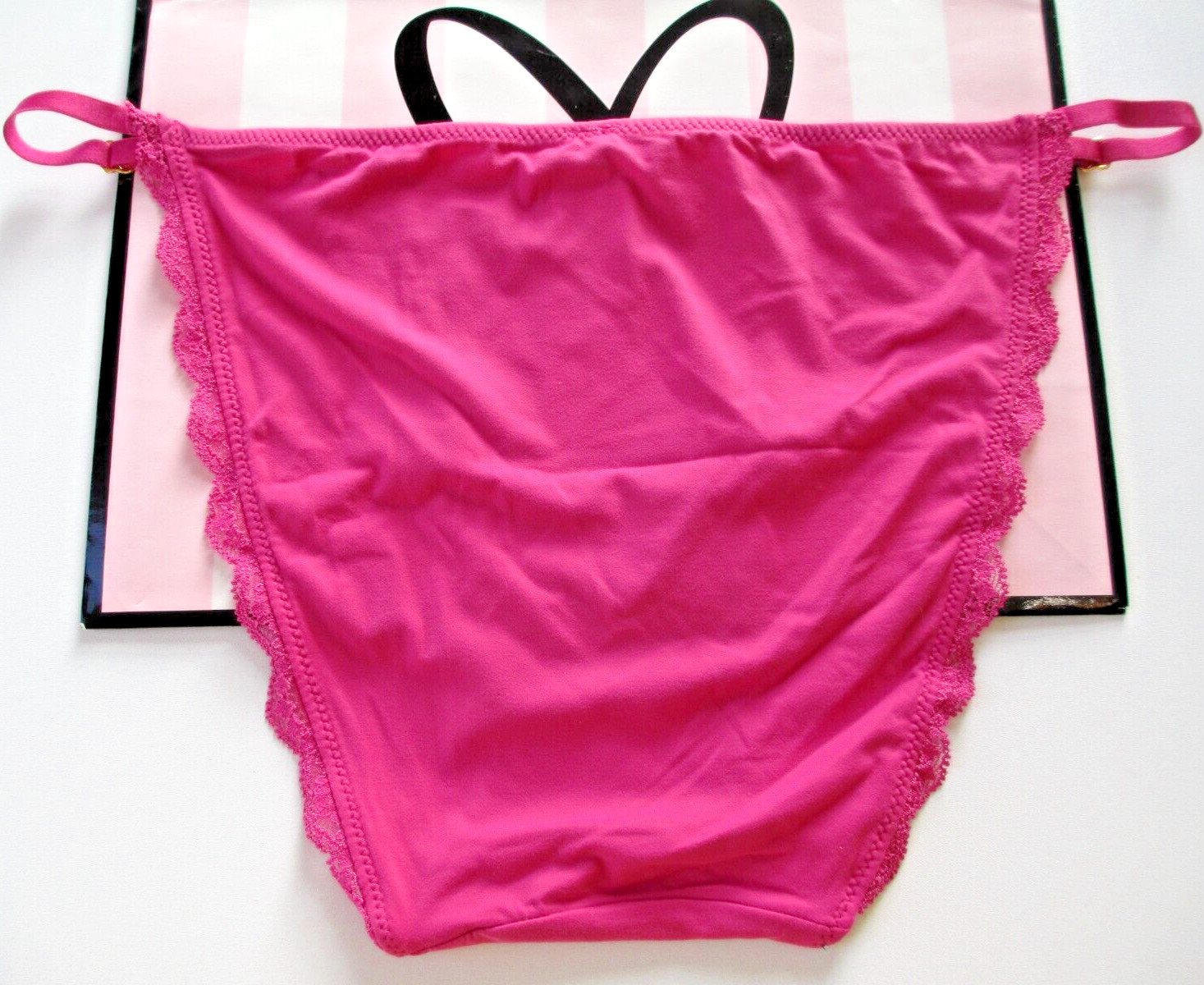 VICTORIA’S SECRET DREAM ANGELS String Bikini Panty M L Pink NWT Adjustable VS