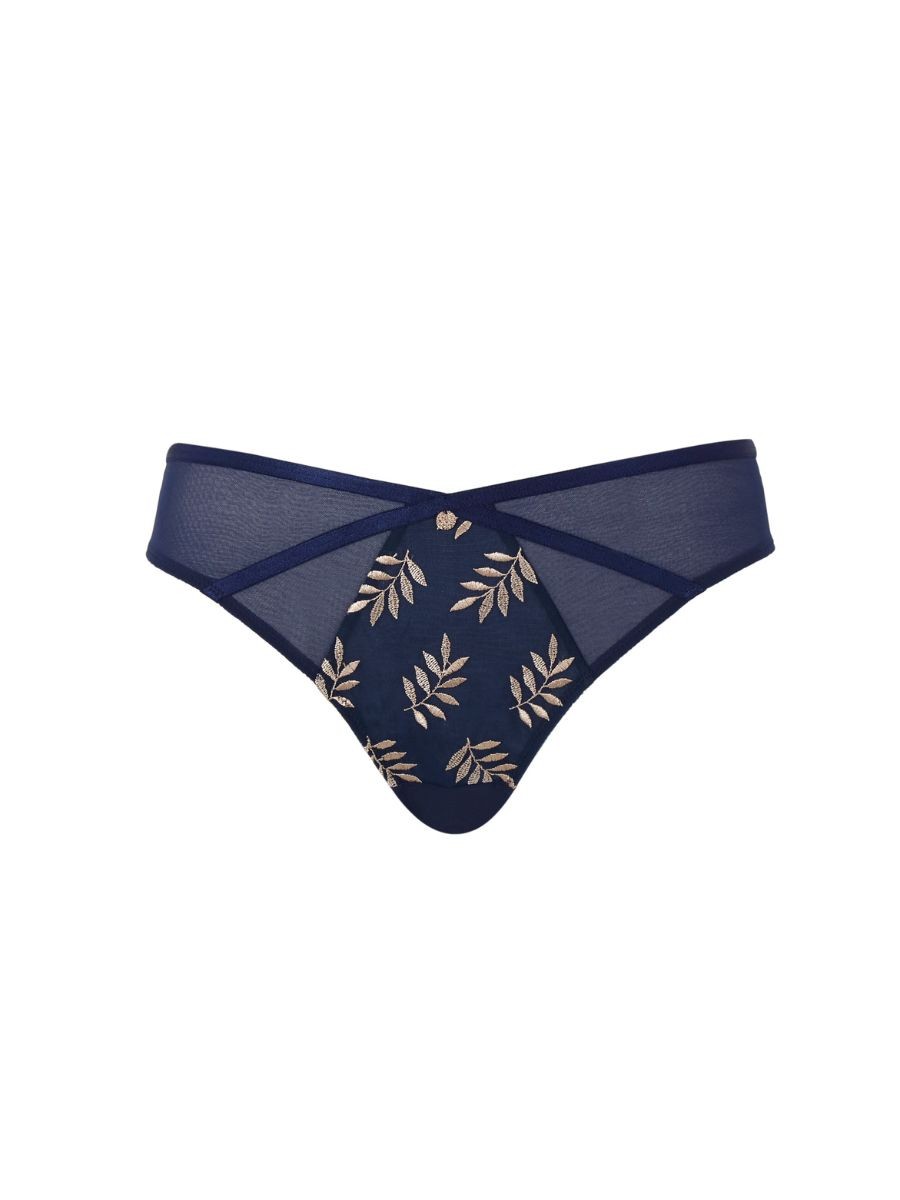 Panache Tango Luxe Brazilian Briefs Mid Rise Sheer Lined Knickers Lingerie