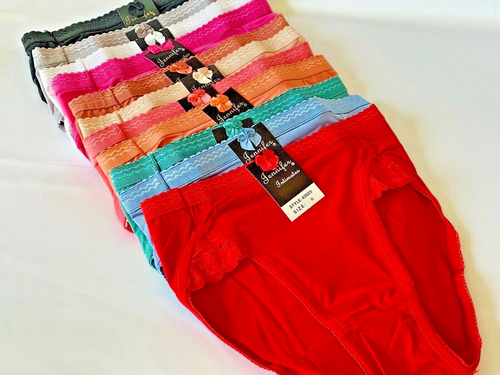 6-12 Briefs High Waisted Bikini High cut Panties Sissy Undies Silky 623 Lot S-5X