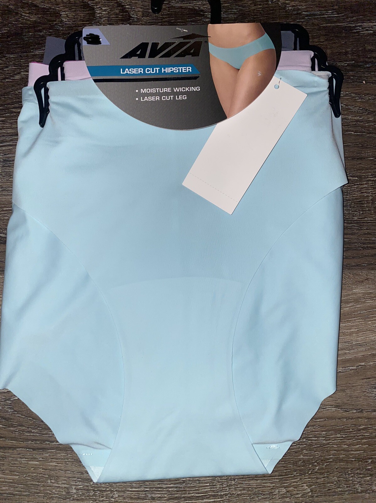 AVIA ~ Women’s Laser Cut Hipster Underwear Panties Nylon Blend 3-Pair (A) ~ 3XL