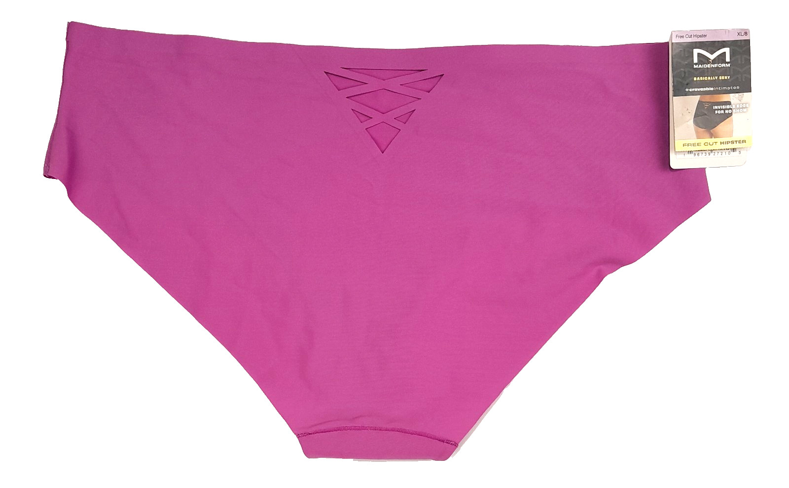 Maidenform Basically Sexy Panties Womens XL Lavendar Free Cut Hipster No Show