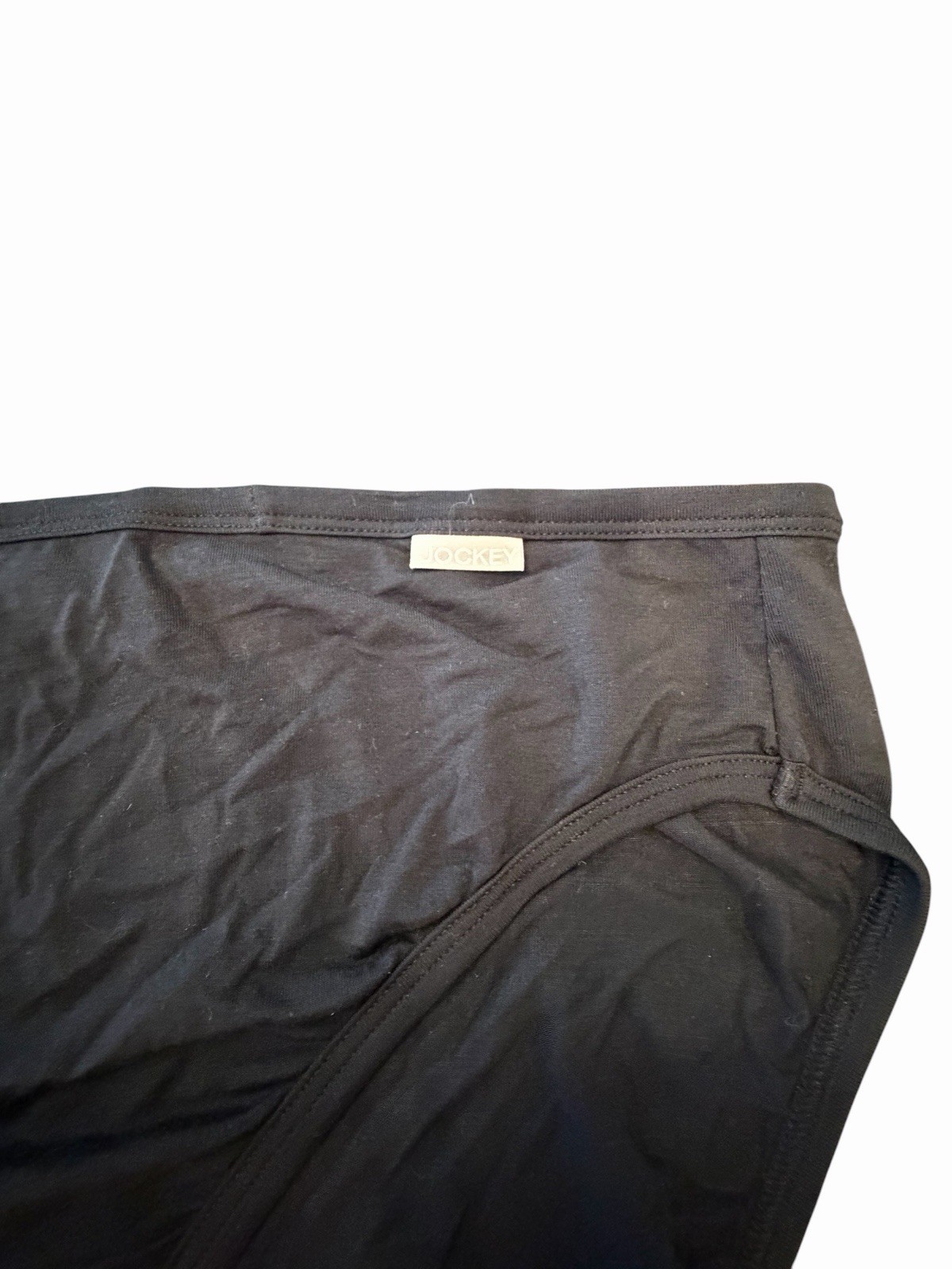 Jockey Women’s Microfiber Hip Brief Panties Black Size 8 XL NEW Elance Supersoft