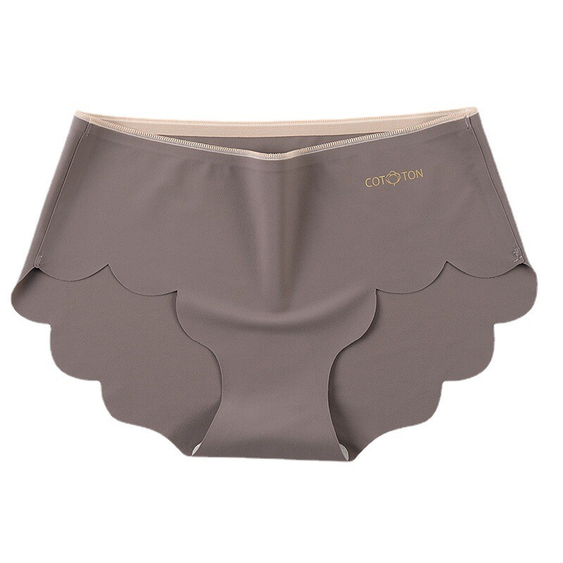 Spring/Summer Women’s High Elastic Ice Silk Seamless Silk Antibacterial Panties