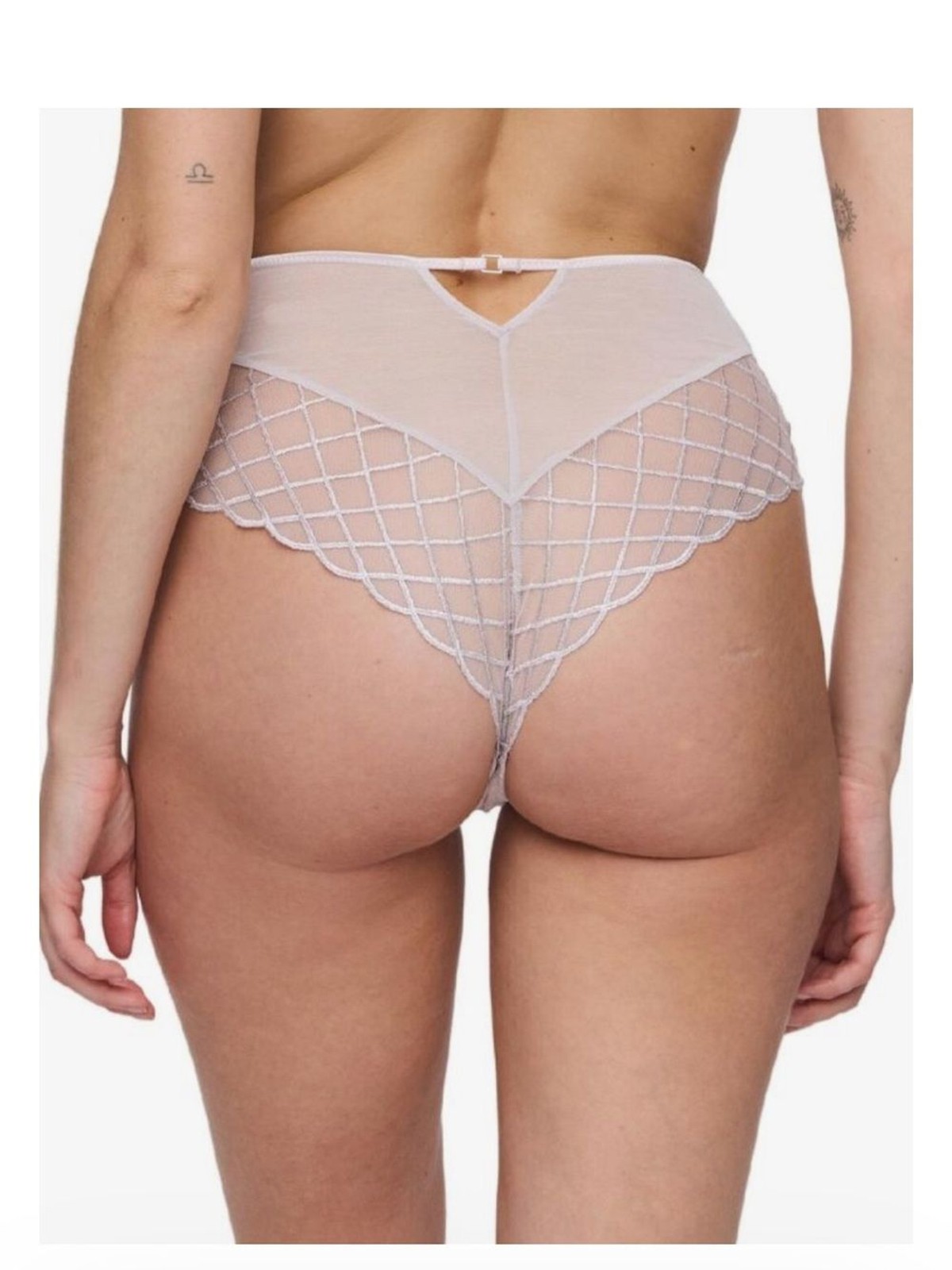NWT Marie Jo Aven Luxury Sheer Thong Size M Bundle of 2 Marble Embroidered Lace
