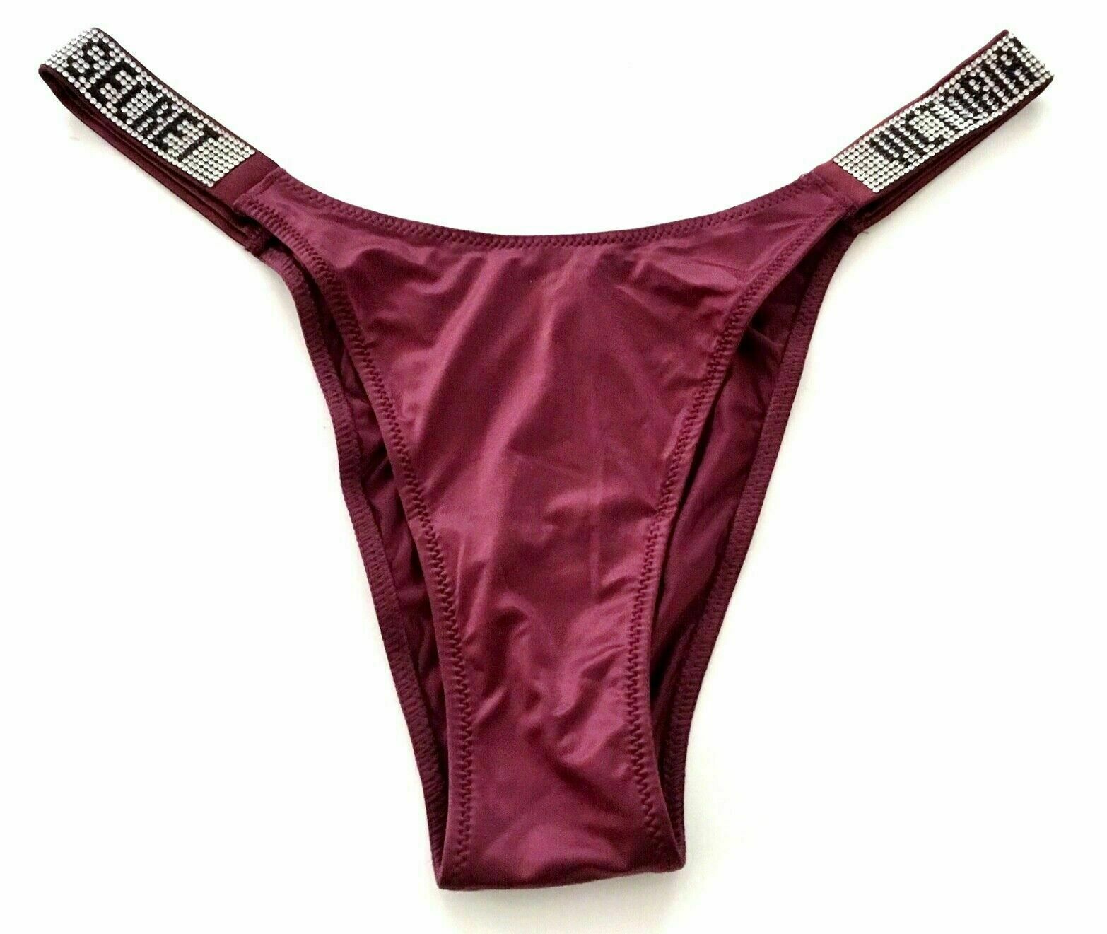 Victorias Secret HOT Colors Logo Shine Strap Brazilian Panties Size XS-M-L-XL