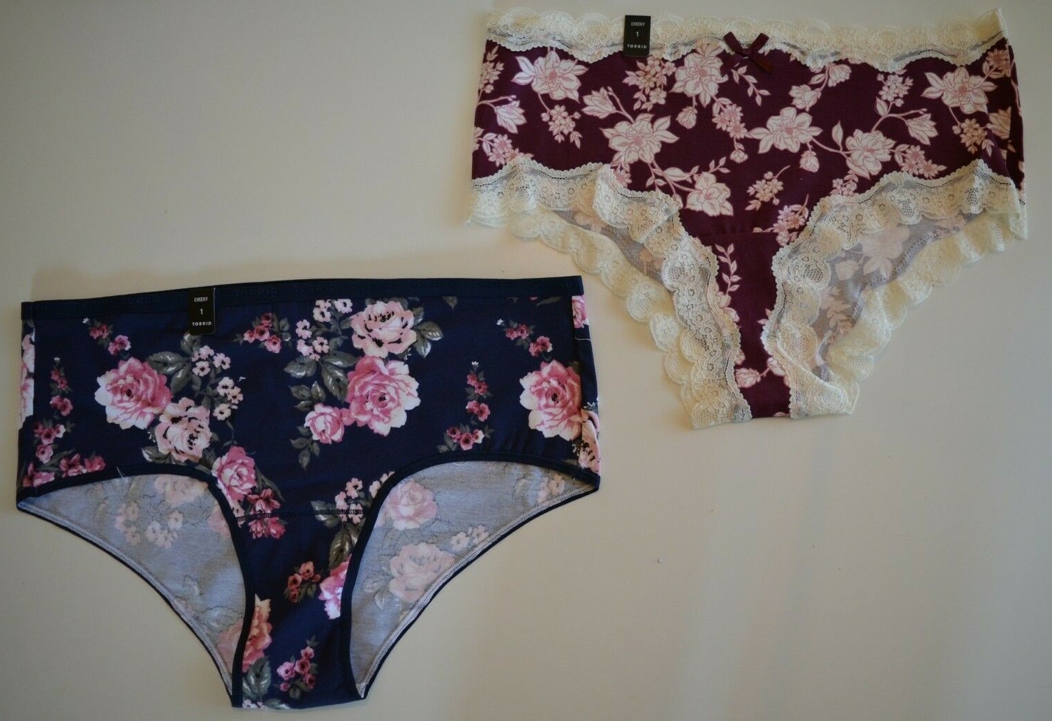2-PACK NWT Women’s Torrid Panties Underwear Cheeky Sz. 1 X-Large
