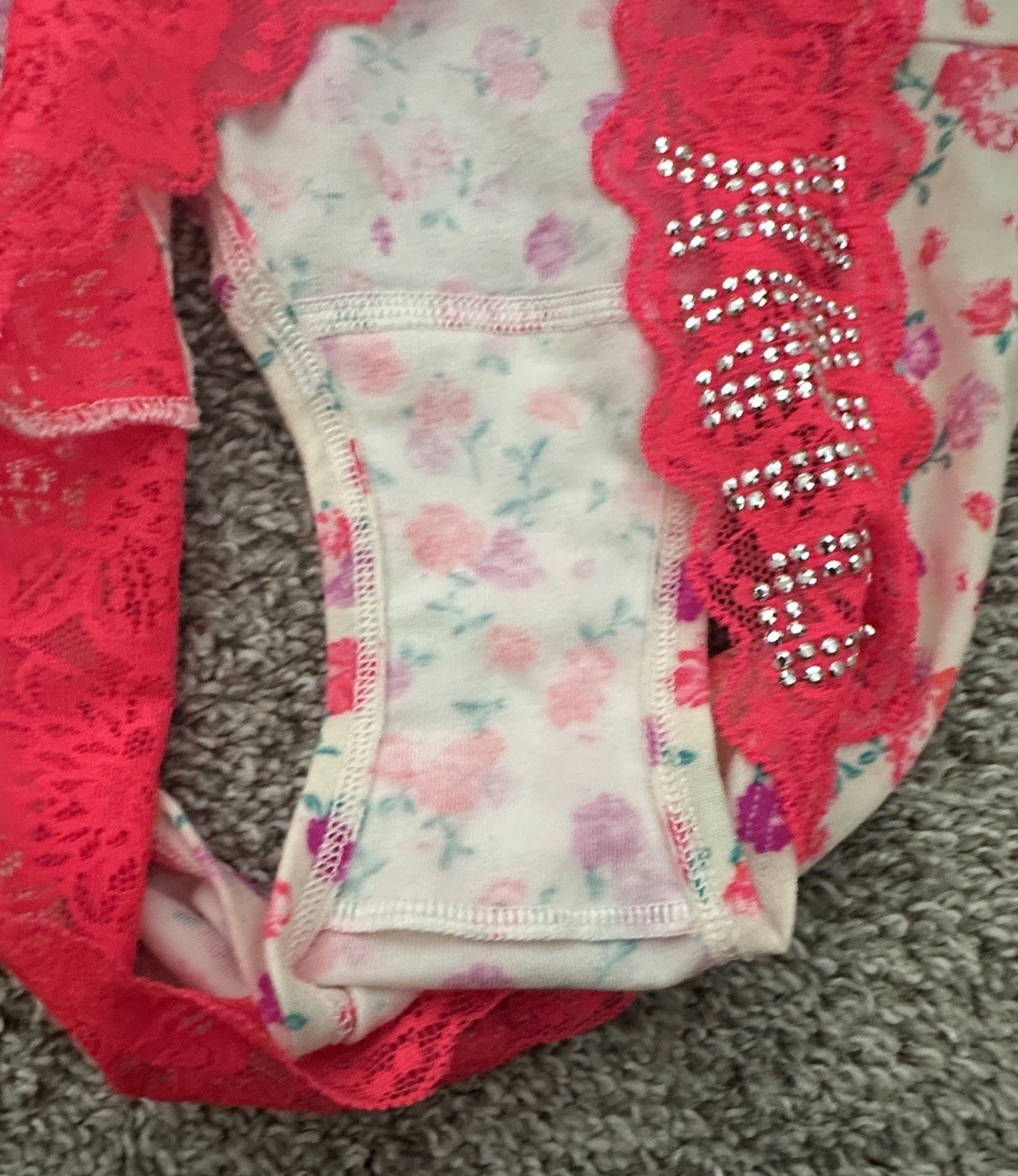 PINK Victoria’s Secret Multicolor Floral Hipster Panty Size Large NWT