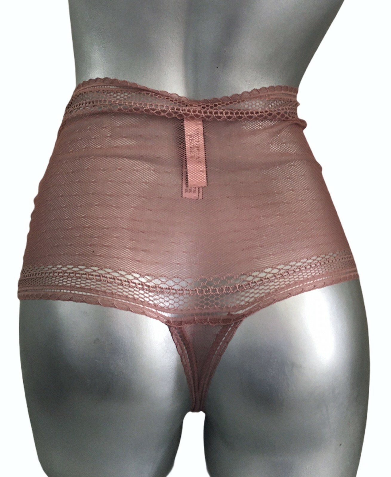 Nwt Victorias Secret Incredible High Rise Thong Panty Vintage Rose M