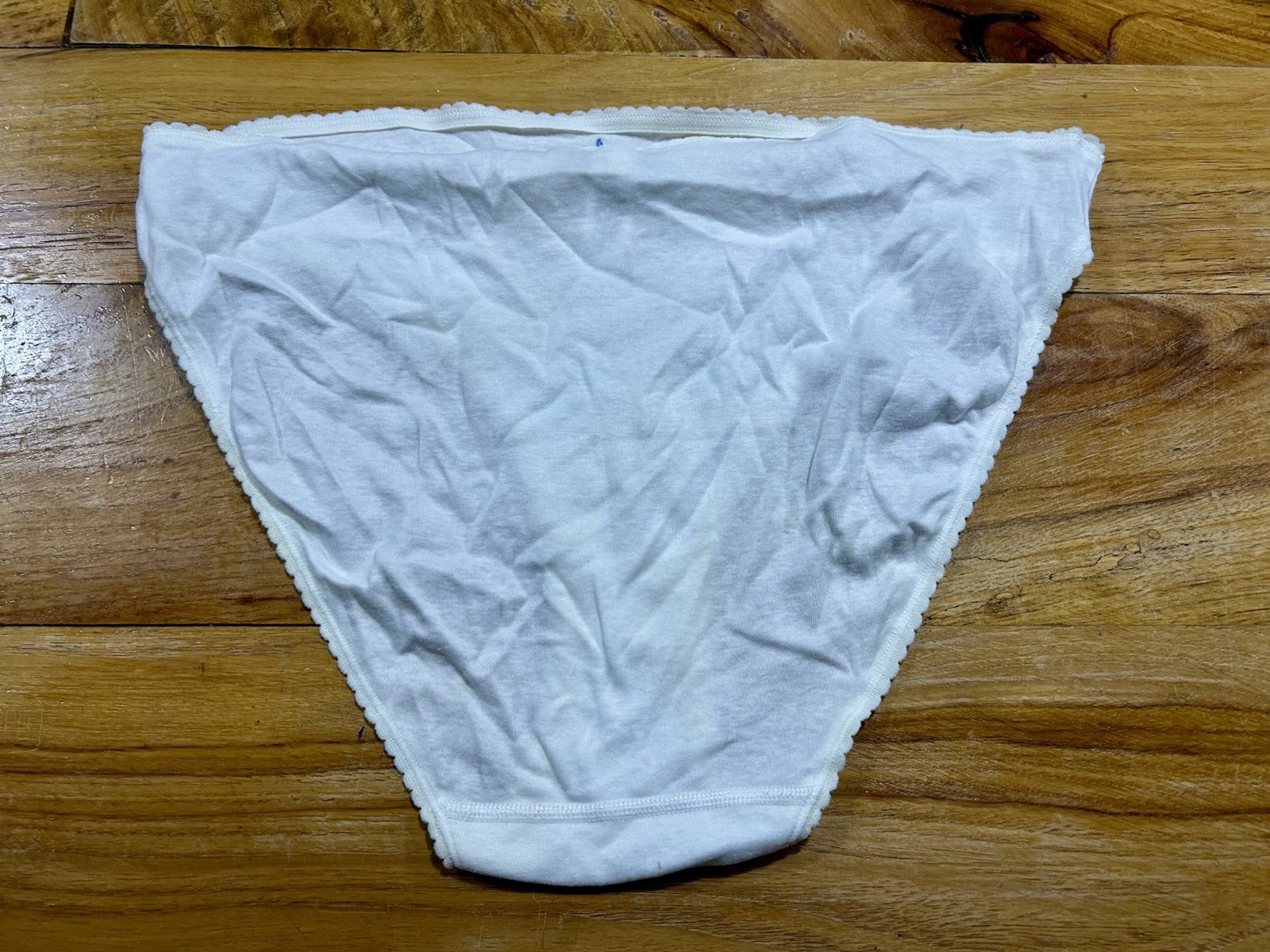Vintage Disney Store Tinker Bell Embroidered Cotton XL Hi Cut Panties