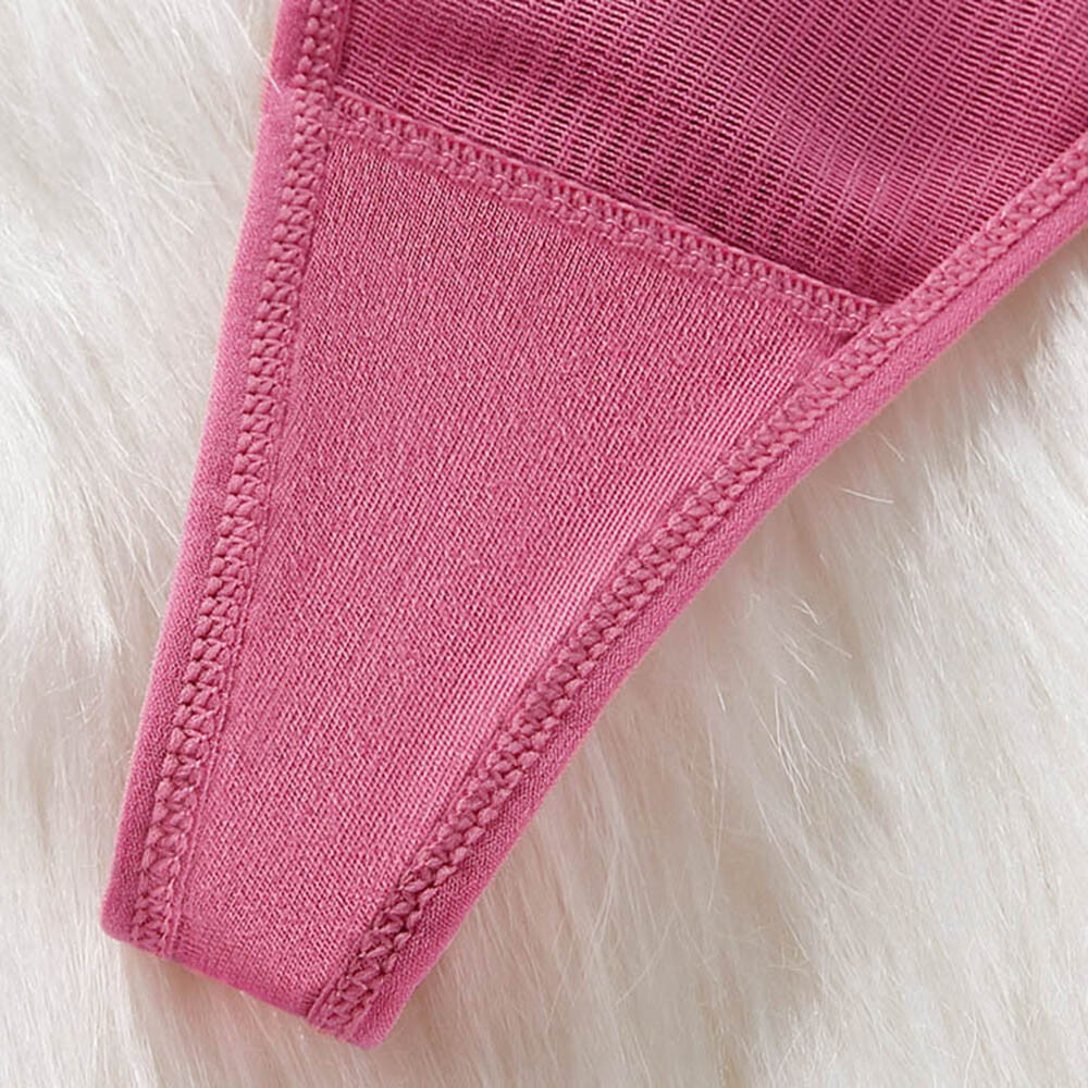 Lot 6pcs Sexy Ladies Womens Panties Thong High Cut Lace Underwear Intimate Brief