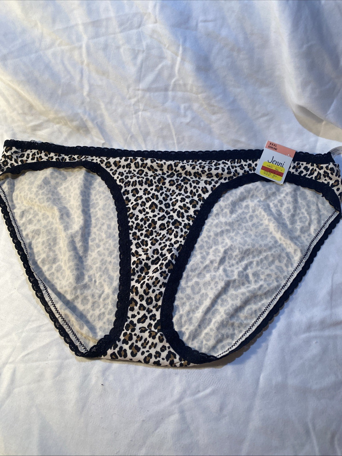 Jenni Intimates 4 Pieces Of Bikini Lace Trim Panties Underwear Size XXXL New