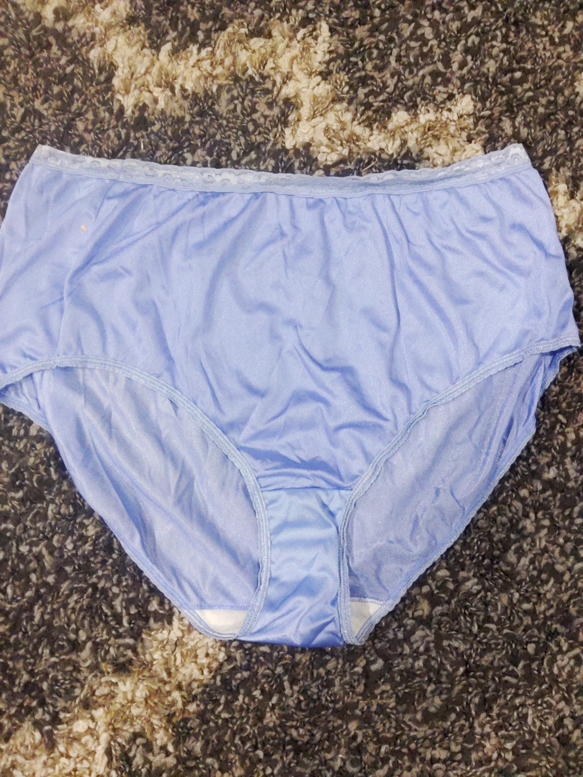 Just My Size Made By Hanes Size 11 Panties w/Lace 1990’s 100% nylon Silky Soft