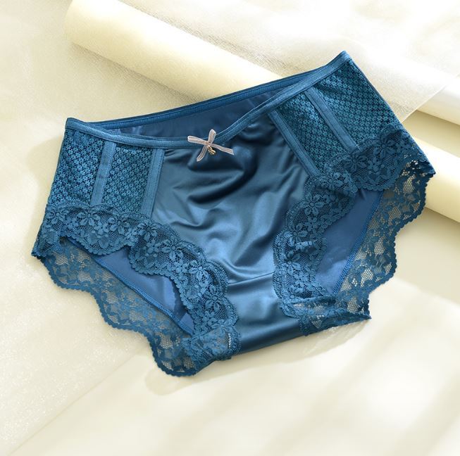 1/6 Pack Lot Womens Seamless Silky Satin Panties Briefs Underwear Lady Lingeries