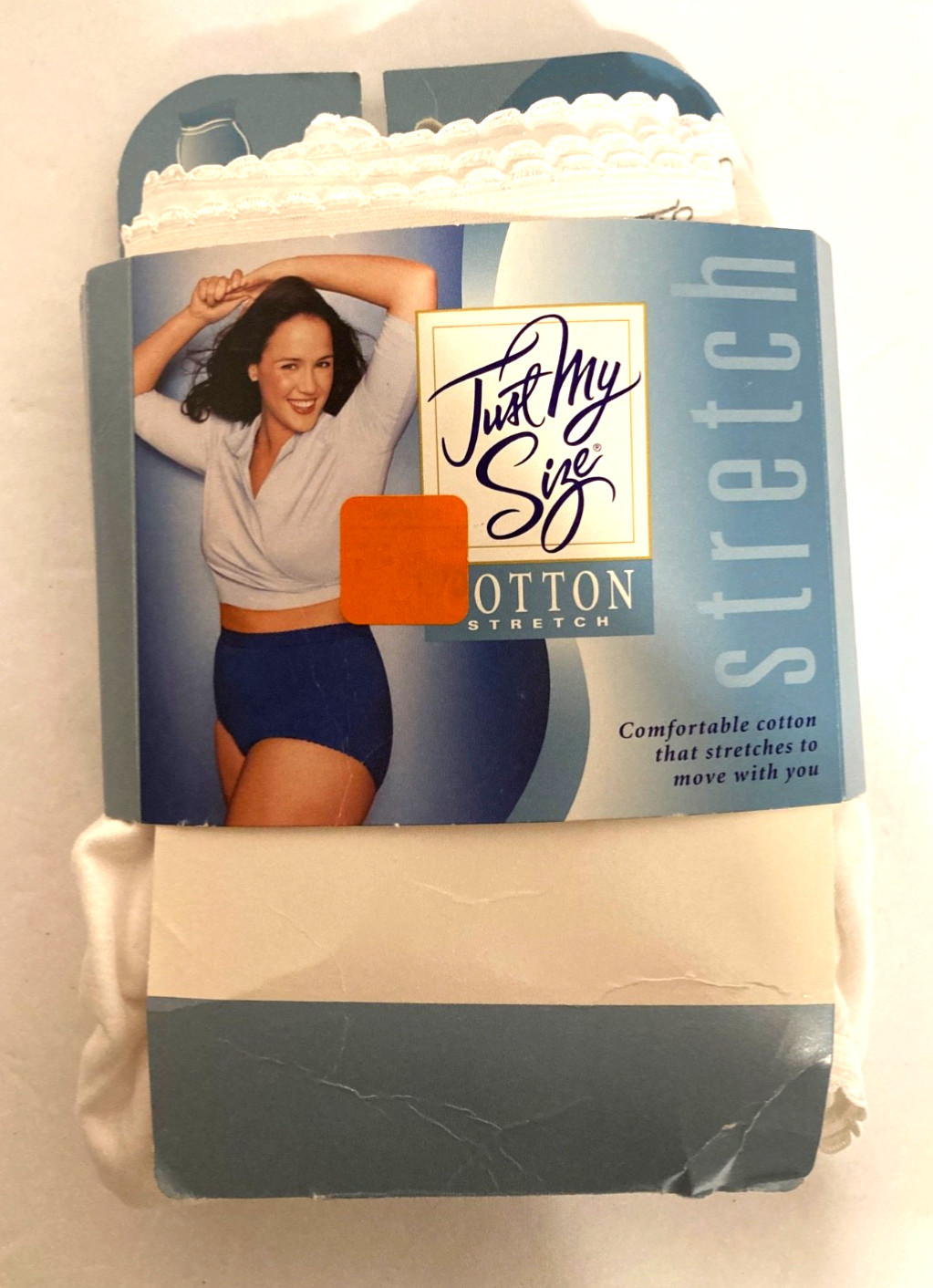 Just My Size Cotton Stretch Briefs Style 6105AWH Size 13 – White – NOS