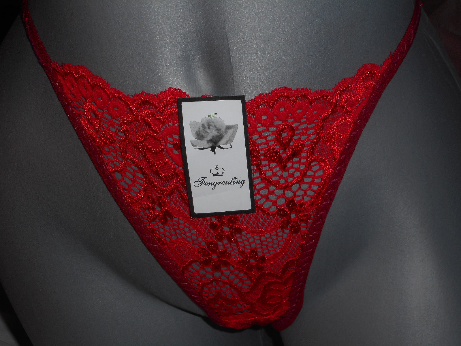 .6 V STRINGS PANTY NYLON/SPANDEX ONE SIZE FITS ALL