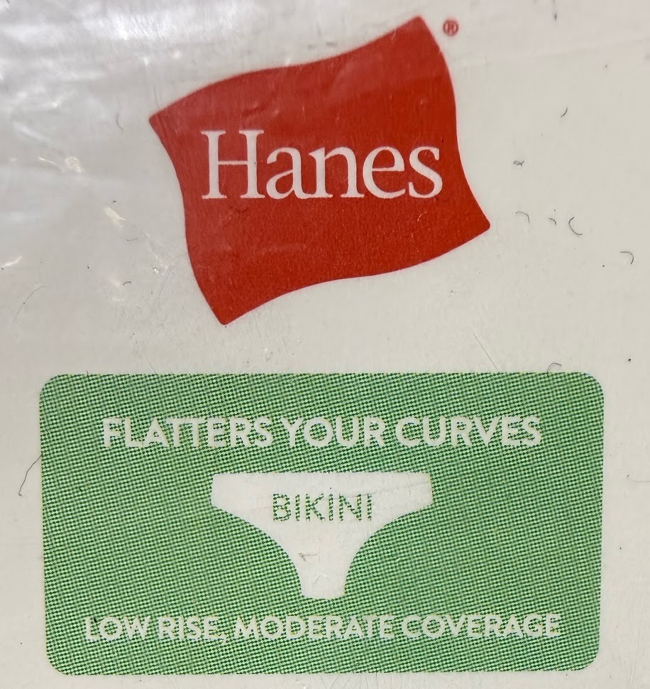 Womens Hanes Cotton 2 PACK You Choose Style-Bikinis Briefs Hi-Cut & Sz: 6-10