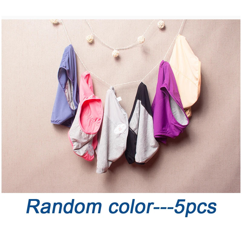 5pc Leak Proof Menstrual Panties Period Underwear Waterproof Briefs Women Set
