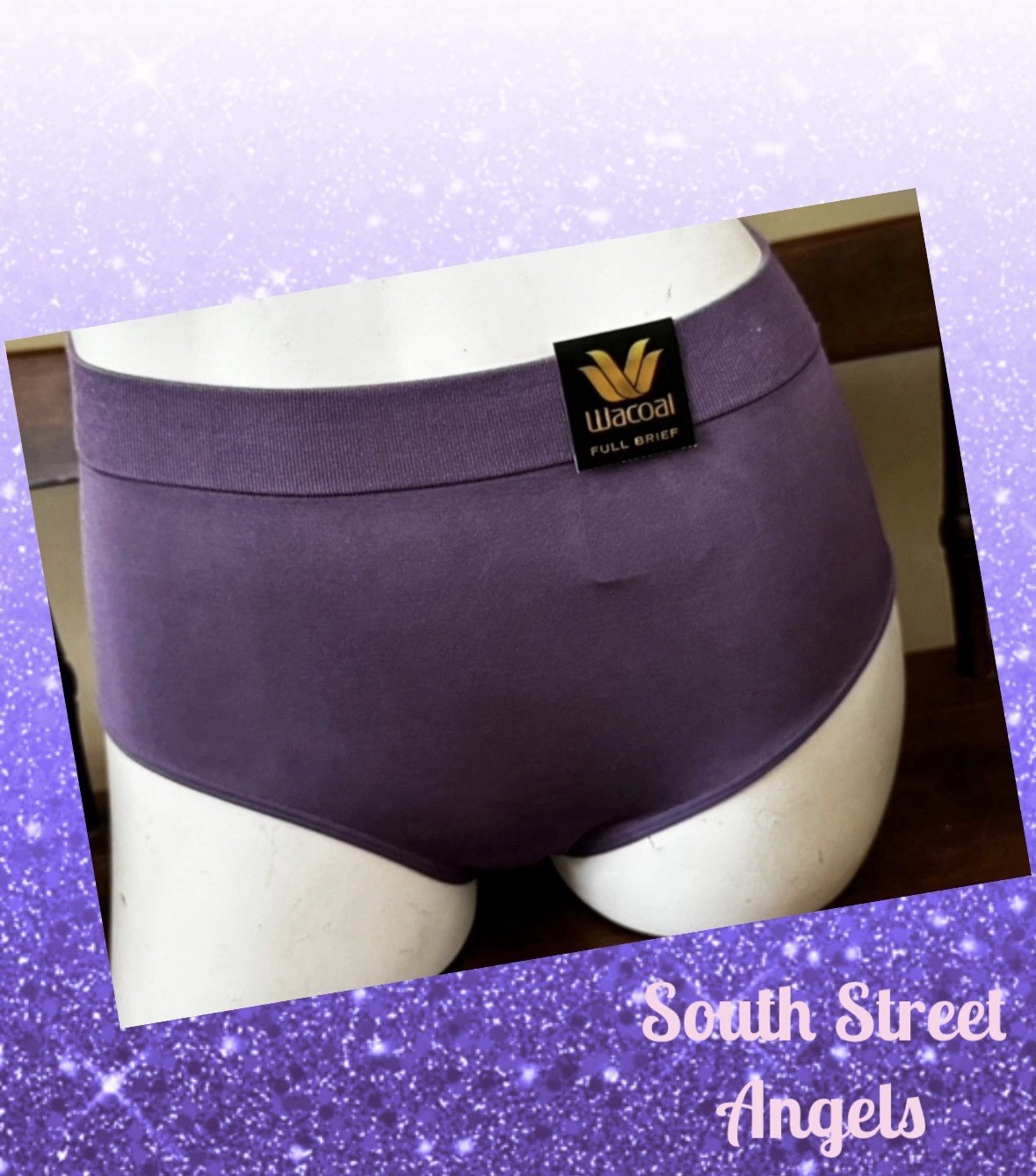 WACOAL 838175 GRAPE COMPOTE PURPLE ~ B-SMOOTH FULL BRIEF PANTIES ~ MEDIUM
