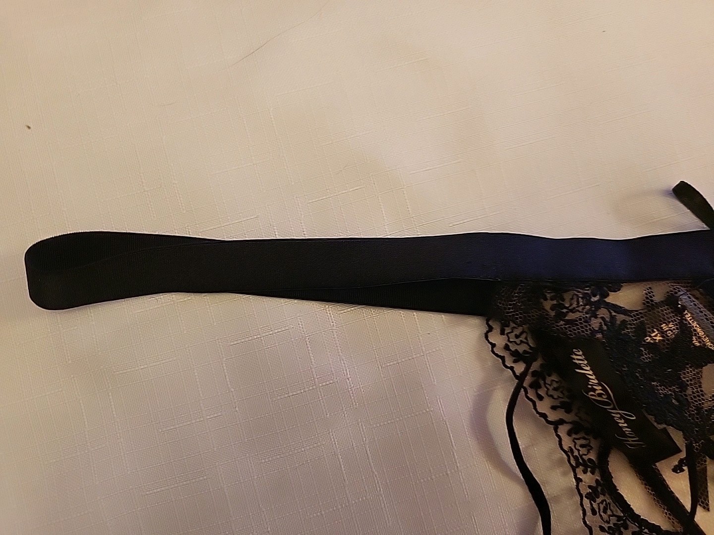 Honey Birdette Charlotta Thong Black Size XL RRP £55.00 Brand New With Tags