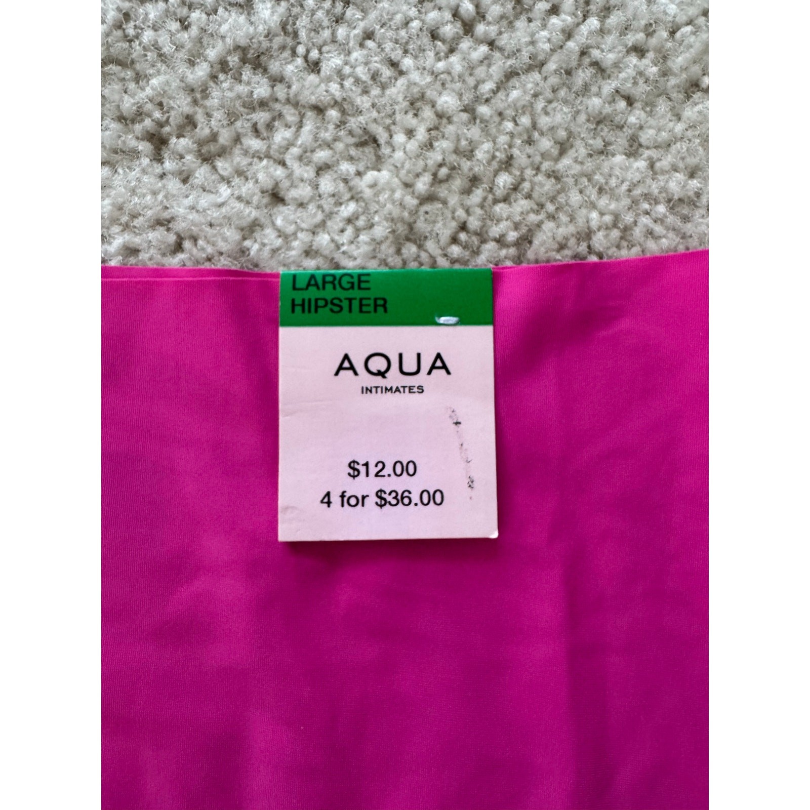 Women’s Aqua Hipster Panties – L – Multiple Colors & Prints – Soft Everyday NWT