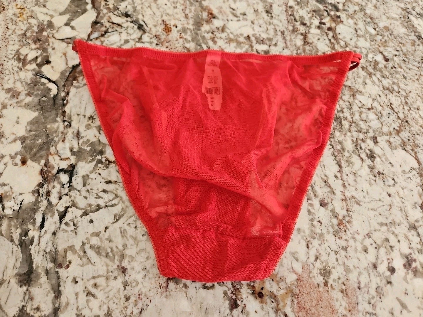 True Vintage Victoria’s Secret Double String Bikini Panty Large Sheer