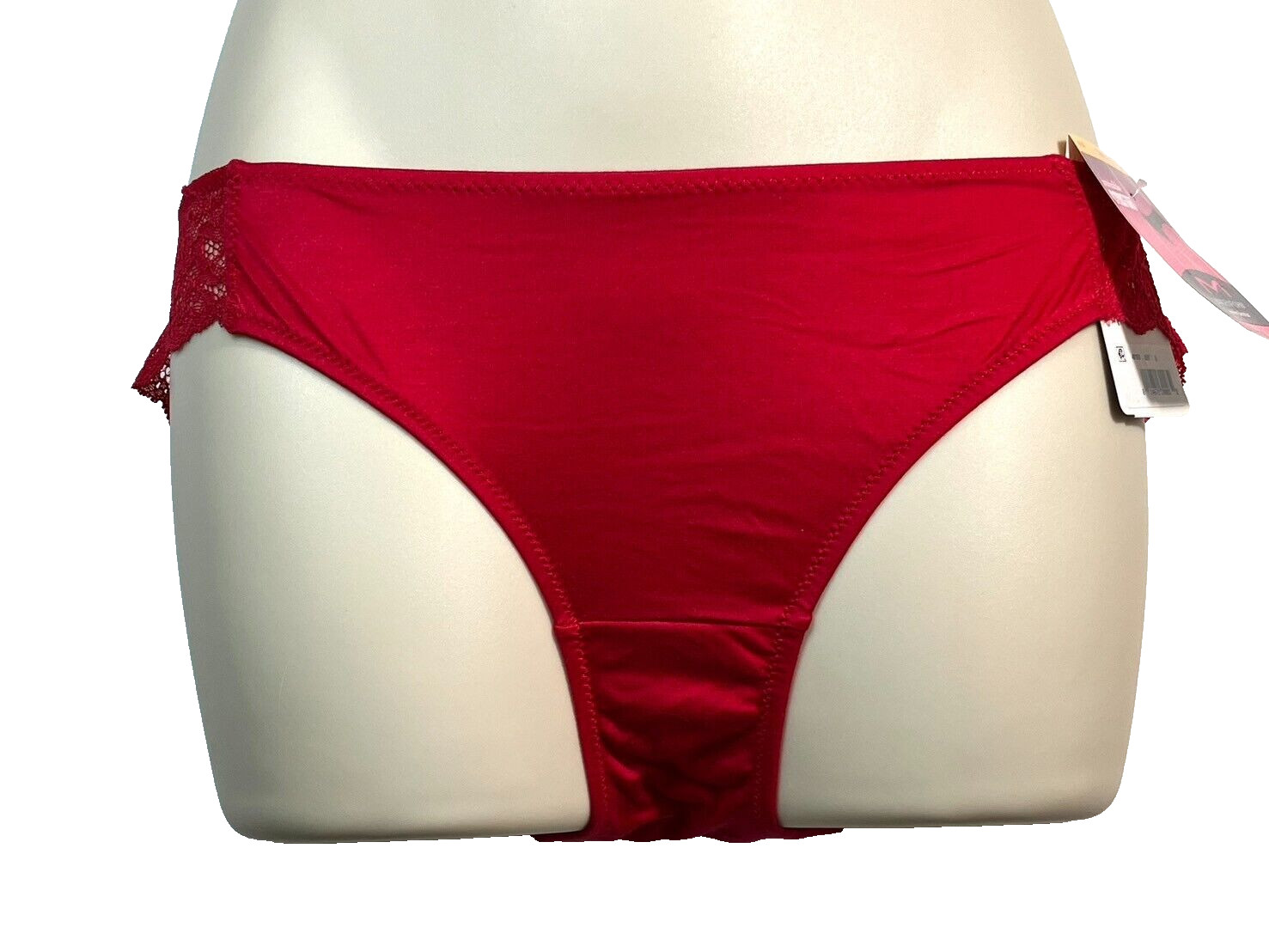 NWT 2-Pack Maidenform S Comfort Devotion Lace Back Tanga Underwear 40159 Red