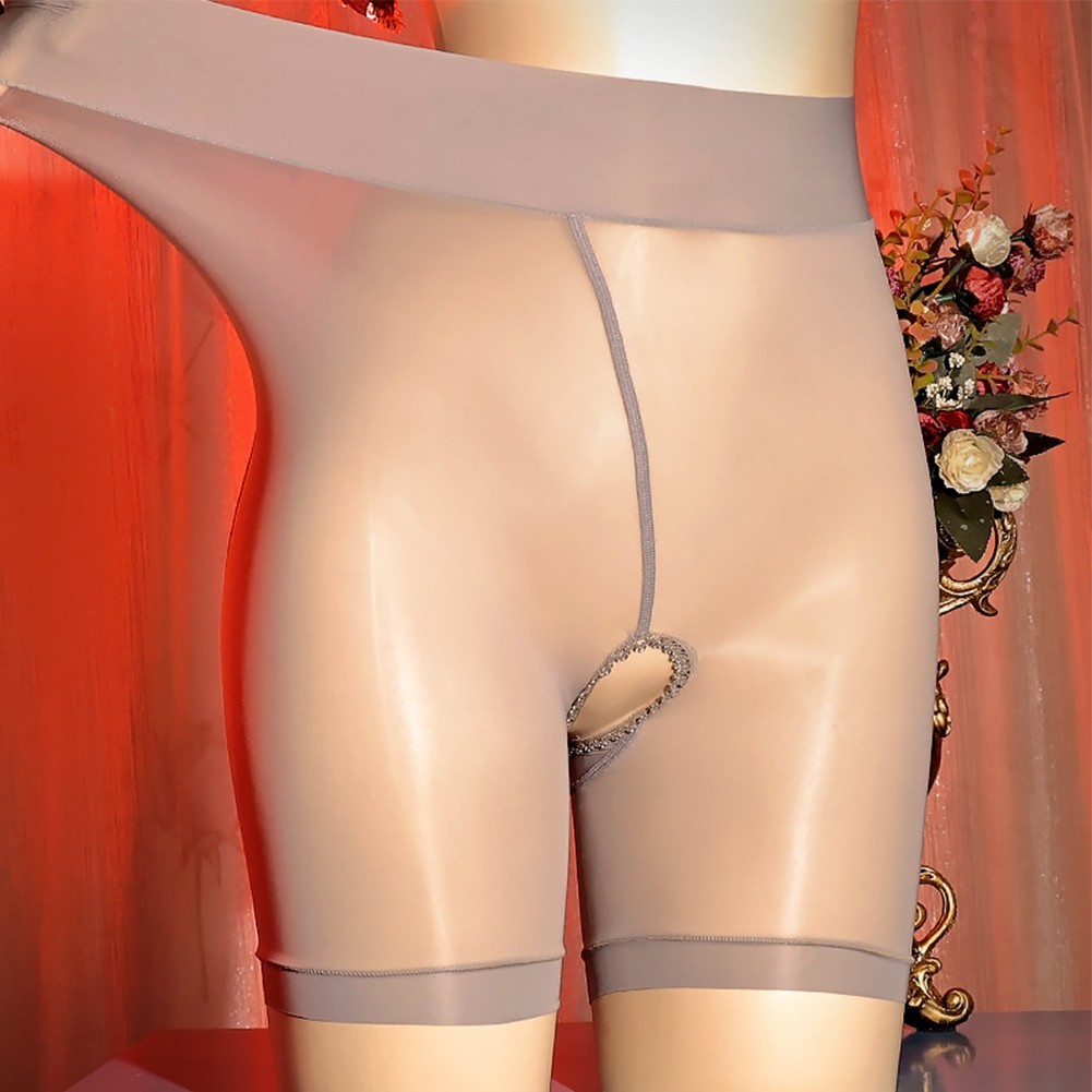 Women Sheer Mesh Panties Breathable Underwear Cutout Lingerie See Through Briefs